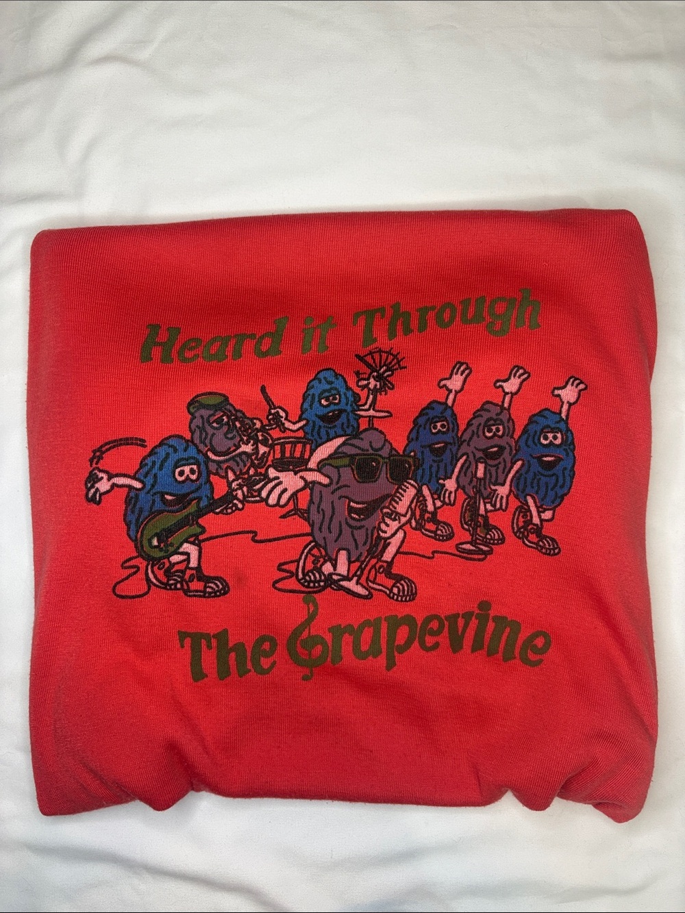 True Vintage 1980s California Raisins Heard It Through the Grapevine Dolman Tee